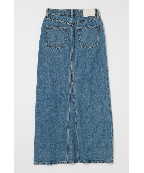 MOUSSY（マウジー）の「SLIT DENIM スカート（スカート・レディース・ダークブルー/ブルー・1/2）」の9枚目の写真
