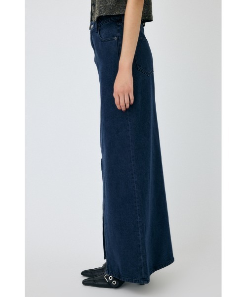 MOUSSY（マウジー）の「SLIT DENIM スカート（スカート・レディース・ダークブルー/ブルー・1/2）」の16枚目の写真
