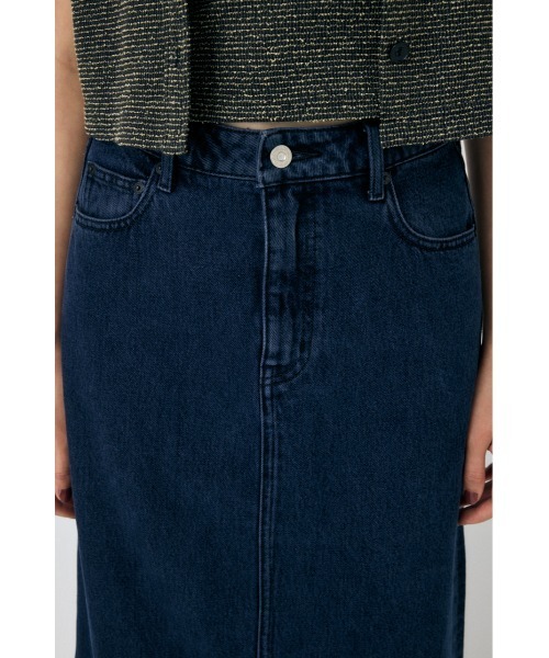 MOUSSY（マウジー）の「SLIT DENIM スカート（スカート・レディース・ダークブルー/ブルー・1/2）」の18枚目の写真