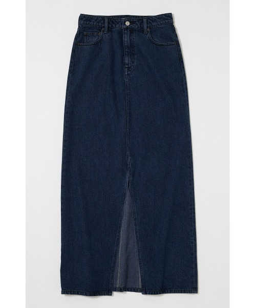 MOUSSY（マウジー）の「SLIT DENIM スカート（スカート・レディース・ダークブルー/ブルー・1/2）」の21枚目の写真