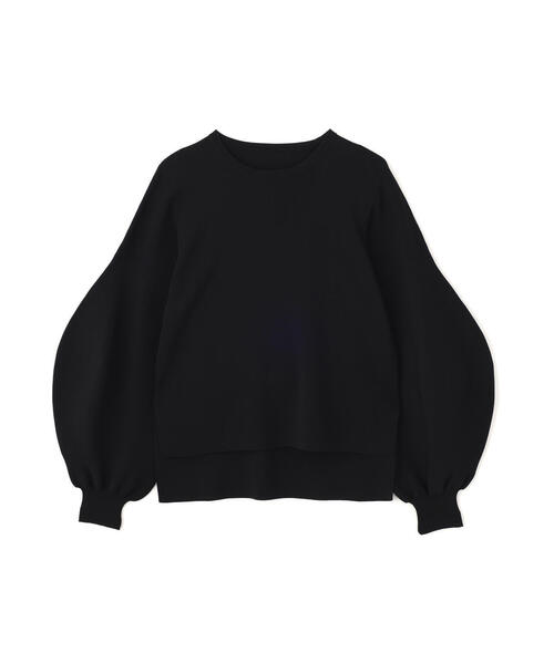 美品♪ADORE アドーア ウール長袖プルオーバー 38 ブラック黒 長袖 ◇ドライストレッチニットプルオーバー（ニット/セーター）｜ADORE