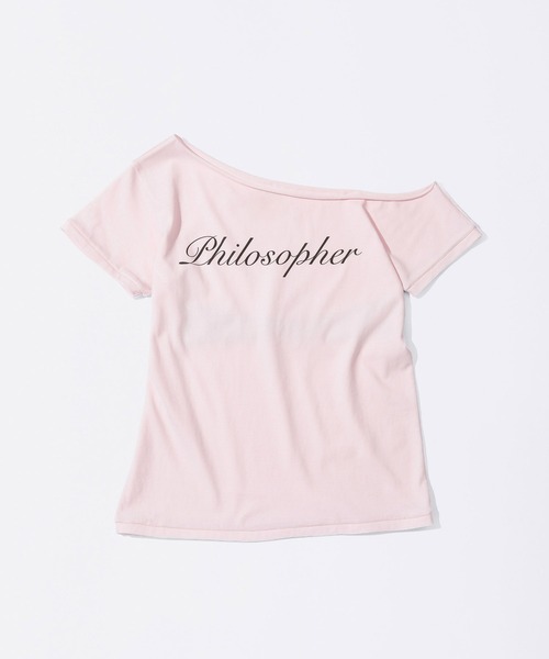 SCULPTOR(スカルプター)の「Hook Me Up Layered Tee(Tシャツ/カットソー・レディース・ピンク/ホワイト/チャコール・MEDIUM/SMALL/LARGE)」の1枚目の写真