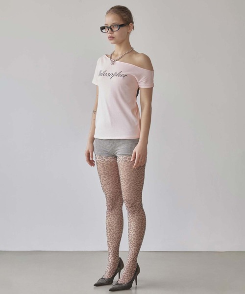 SCULPTOR(スカルプター)の「Hook Me Up Layered Tee(Tシャツ/カットソー・レディース・ピンク/ホワイト/チャコール・MEDIUM/SMALL/LARGE)」の5枚目の写真