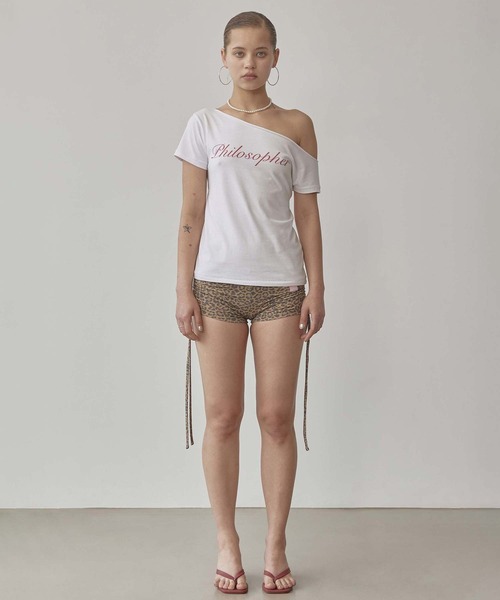 SCULPTOR(スカルプター)の「Hook Me Up Layered Tee(Tシャツ/カットソー・レディース・ピンク/ホワイト/チャコール・MEDIUM/SMALL/LARGE)」の11枚目の写真
