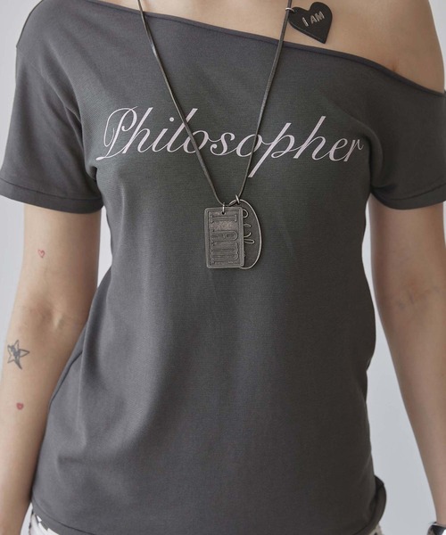 SCULPTOR(スカルプター)の「Hook Me Up Layered Tee(Tシャツ/カットソー・レディース・ピンク/ホワイト/チャコール・MEDIUM/SMALL/LARGE)」の18枚目の写真