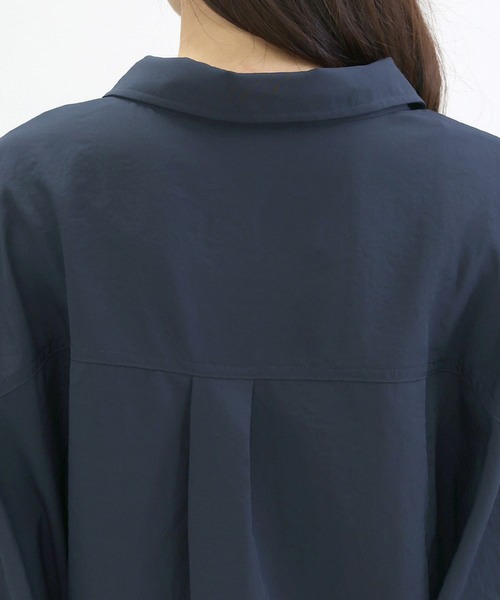 MAISON DE THERESE（メゾン ド テレーズ）の「フラッパースリーブシャツ（シャツ/ブラウス・レディース・ブラック/アイボリー/カーキ/グレー/ホワイト/Brick/ネイビー・FREE）」の16枚目の写真