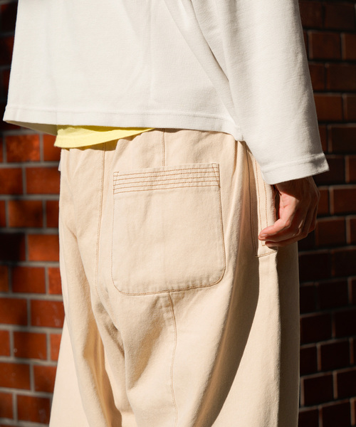 WISM(ウィズム)の「subtlebody / サトルボディ Cosmos Pants(その他パンツ・メンズ・アイボリー/チョコ・MEDIUM/LARGE)」の9枚目の写真