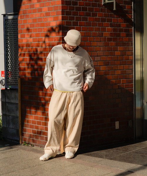 WISM(ウィズム)の「subtlebody / サトルボディ Cosmos Pants(その他パンツ・メンズ・アイボリー/チョコ・MEDIUM/LARGE)」の13枚目の写真