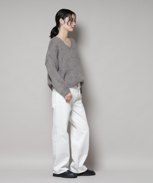 upperhights(アッパーハイツ)の「upper hights/THE CECILIE BONE(デニムパンツ・レディース・オフホワイト・25/24/23)」の11枚目の写真