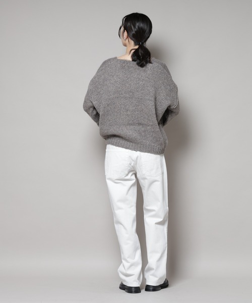 upperhights(アッパーハイツ)の「upper hights/THE CECILIE BONE(デニムパンツ・レディース・オフホワイト・25/24/23)」の6枚目の写真
