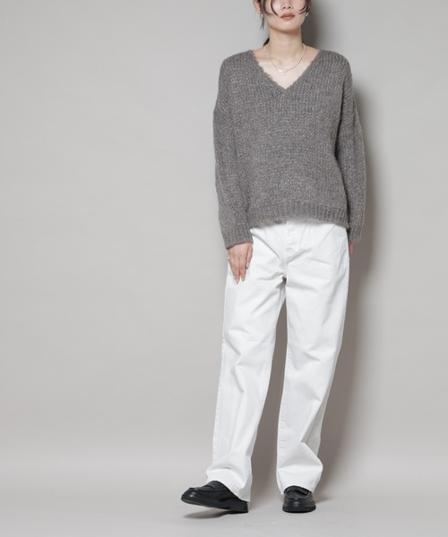 upperhights(アッパーハイツ)の「upper hights/THE CECILIE BONE(デニムパンツ・レディース・オフホワイト・25/24/23)」の7枚目の写真