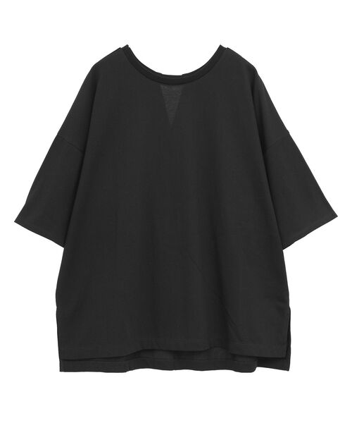 AMERICAN HOLIC(アメリカンホリック)の「接触冷感バックオープンプルオーバー(Tシャツ/カットソー・レディース・アイボリー/ベージュ/ピンク/グリーン/ブラック・L/M)」の6枚目の写真