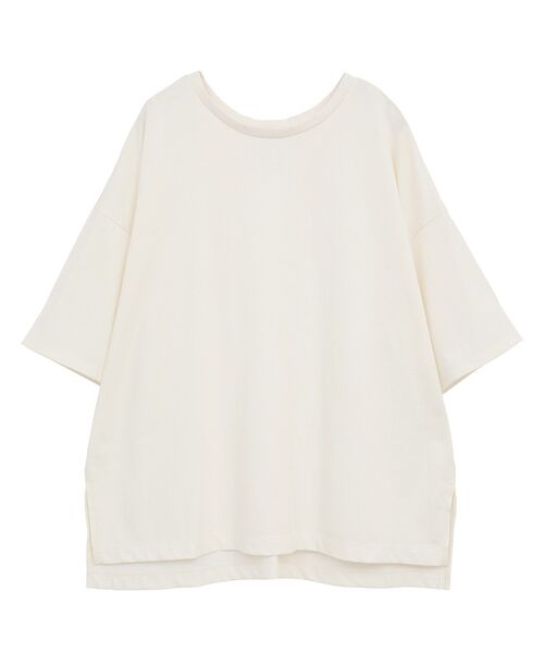 AMERICAN HOLIC(アメリカンホリック)の「接触冷感バックオープンプルオーバー(Tシャツ/カットソー・レディース・アイボリー/ベージュ/ピンク/グリーン/ブラック・L/M)」の14枚目の写真