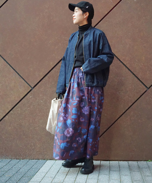 JOURNAL STANDARD LUXE（ジャーナルスタンダード　ラックス）の「リバティNyリップフラワースカート（スカート・レディース・ブラウン/ボルドー・FREE）」の7枚目の写真