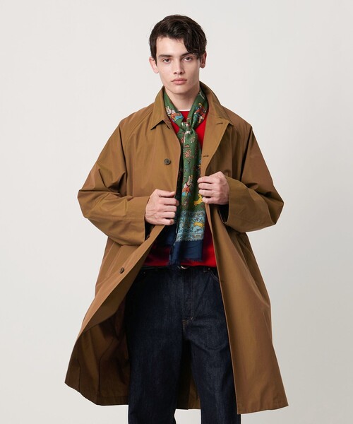 UNITED ARROWS（ユナイテッドアローズ）の「フィンクス ソラーロ マックコート（ステンカラーコート・メンズ・ブラウン系・L/XL/S/M）」の2枚目の写真