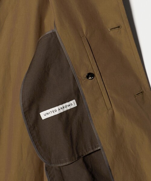 UNITED ARROWS（ユナイテッドアローズ）の「フィンクス ソラーロ マックコート（ステンカラーコート・メンズ・ブラウン系・L/XL/S/M）」の19枚目の写真