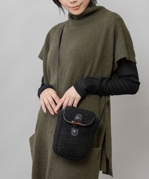 Munich（ミューニック）の「ボア＆フェイクレザーポシェット（ボディバッグ/ウエストポーチ）」