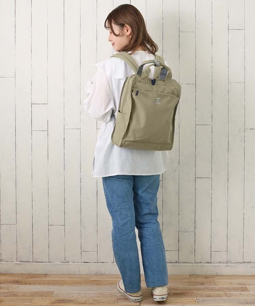 anello(アネロ)の「anello キャビントート型リュック(バックパック/リュック・レディース・ブラック/グレー系その他/オリーブ/ダークブラック/ベージュ・FREE)」の17枚目の写真
