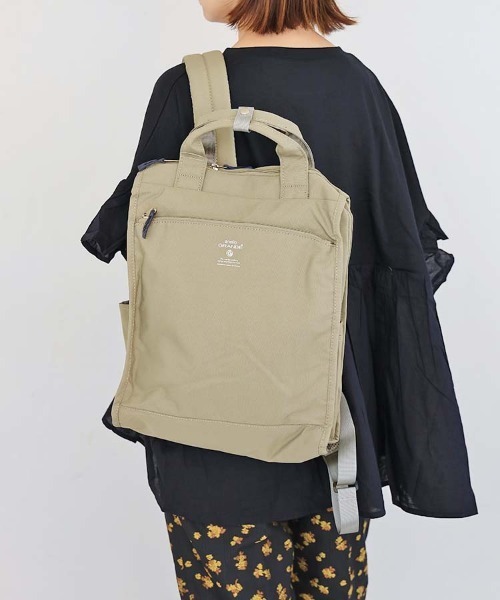anello(アネロ)の「anello キャビントート型リュック(バックパック/リュック・レディース・ブラック/グレー系その他/オリーブ/ダークブラック/ベージュ・FREE)」の18枚目の写真