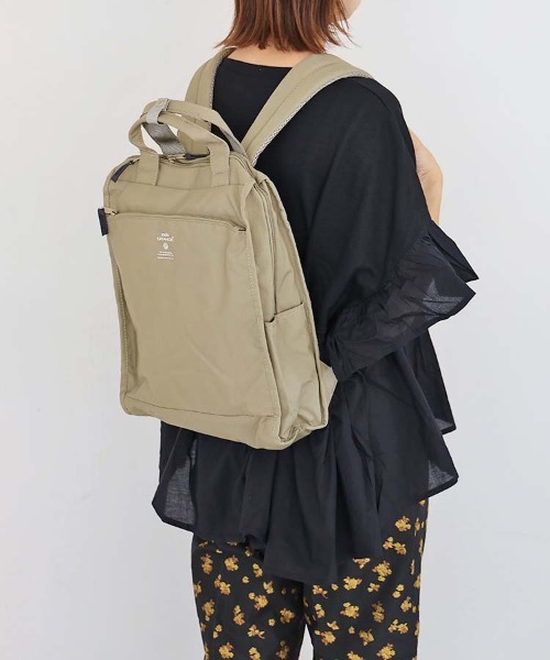 anello(アネロ)の「anello キャビントート型リュック(バックパック/リュック・レディース・ブラック/グレー系その他/オリーブ/ダークブラック/ベージュ・FREE)」の19枚目の写真