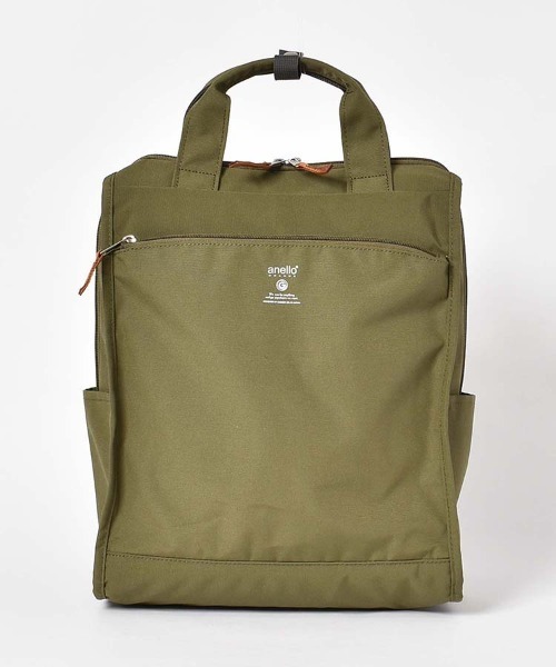 anello(アネロ)の「anello キャビントート型リュック(バックパック/リュック・レディース・ブラック/グレー系その他/オリーブ/ダークブラック/ベージュ・FREE)」の6枚目の写真