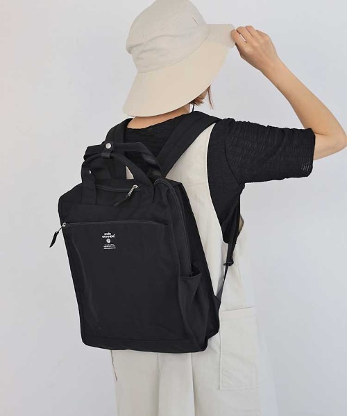 anello(アネロ)の「anello キャビントート型リュック(バックパック/リュック・レディース・ブラック/グレー系その他/オリーブ/ダークブラック/ベージュ・FREE)」の12枚目の写真