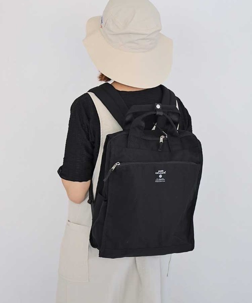 anello(アネロ)の「anello キャビントート型リュック(バックパック/リュック・レディース・ブラック/グレー系その他/オリーブ/ダークブラック/ベージュ・FREE)」の13枚目の写真