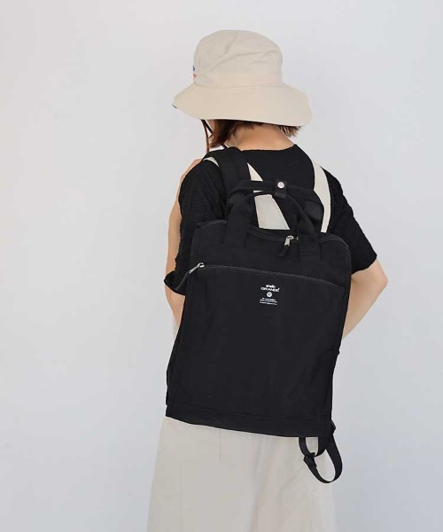 anello(アネロ)の「anello キャビントート型リュック(バックパック/リュック・レディース・ブラック/グレー系その他/オリーブ/ダークブラック/ベージュ・FREE)」の14枚目の写真