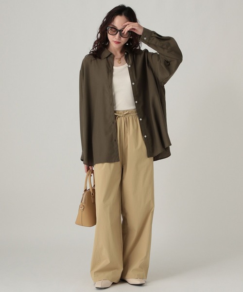 Elura（エルーラ）の「プレーンリブタンク/598154（タンクトップ・レディース・ホワイト/チャコールグレー/ブラック/ボルドー/ブラウン/ライトピンク/レッド・FREE）」の8枚目の写真