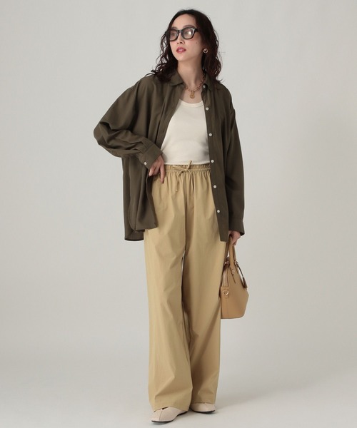 Elura（エルーラ）の「プレーンリブタンク/598154（タンクトップ・レディース・ホワイト/チャコールグレー/ブラック/ボルドー/ブラウン/ライトピンク/レッド・FREE）」の9枚目の写真