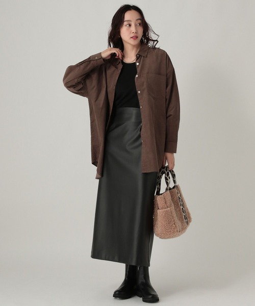 Elura（エルーラ）の「プレーンリブタンク/598154（タンクトップ・レディース・ホワイト/チャコールグレー/ブラック/ボルドー/ブラウン/ライトピンク/レッド・FREE）」の16枚目の写真