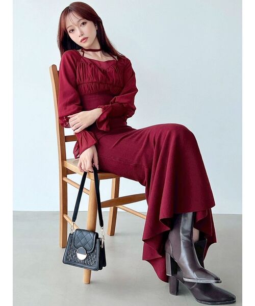 チョーカードッキングマーメイドワンピース　RESEXXY チョーカードッキングマーメイドワンピース（ワンピース）｜RESEXXY