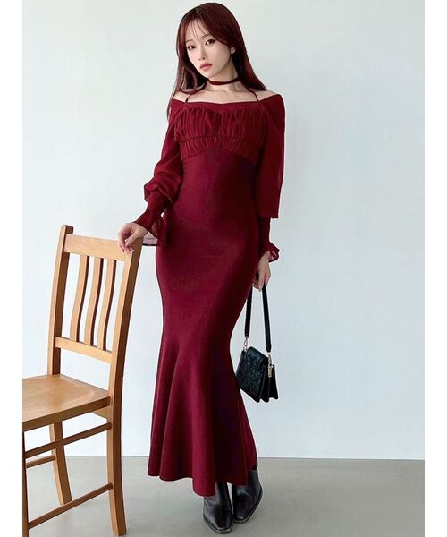 セール】チョーカードッキングマーメイドワンピース（ワンピース