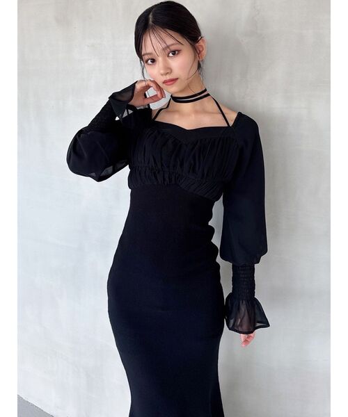 チョーカードッキングマーメイドワンピース　RESEXXY チョーカードッキングマーメイドワンピース（ワンピース）｜RESEXXY