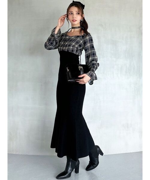 チョーカードッキングマーメイドワンピース