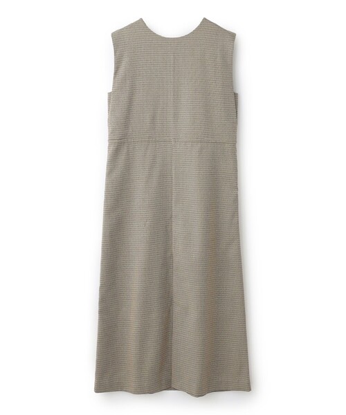 BIANCA(ビアンカ)の「【BAILA12月号掲載】【2WAY着回し】千鳥格子ナローワンピース(ワンピース・レディース・ベージュ・36/38)」の6枚目の写真