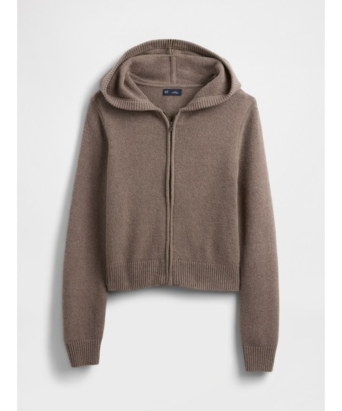 【美品✨】サックスフィフスアベニュー カシミヤ100% ジップアップパーカー M アメカジ オーバーサイズフーディー ジップアップパーカー アウター