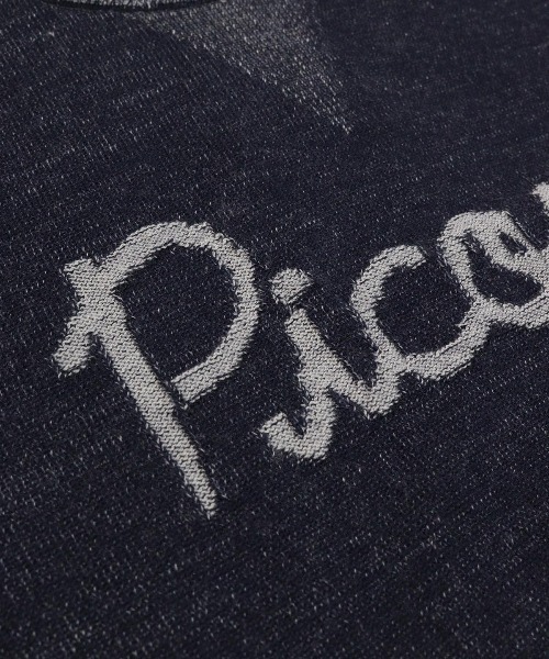 Picone CLUB(ピッコーネクラブ)の「【メンズ】ウール混スウェット風ニット(ニット/セーター・メンズ・ネイビー/グレー・L/LL)」の10枚目の写真