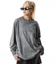 SHORT ROUND | SHORT ROUND/【25年秋冬新作】コールドダイダメージアップリケロンT(Tシャツ/カットソー)