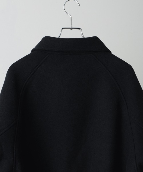 CLEL】Wool Blend Tech Melton 2Way Blouson / ウールブレンド テック