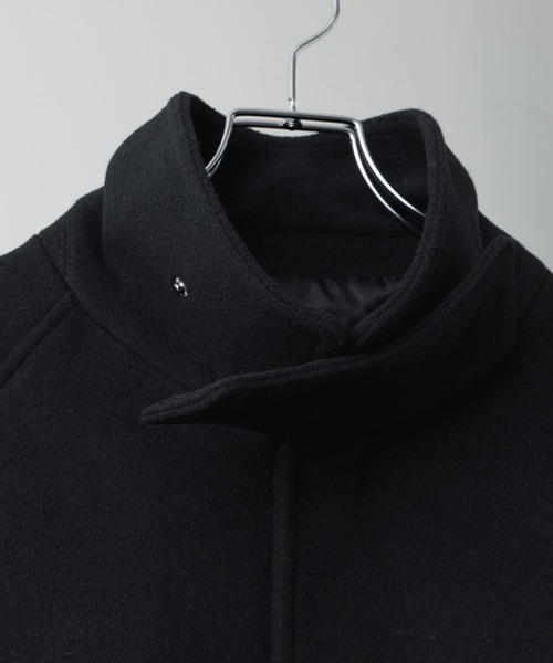 CLEL】Wool Blend Tech Melton 2Way Blouson / ウールブレンド テック