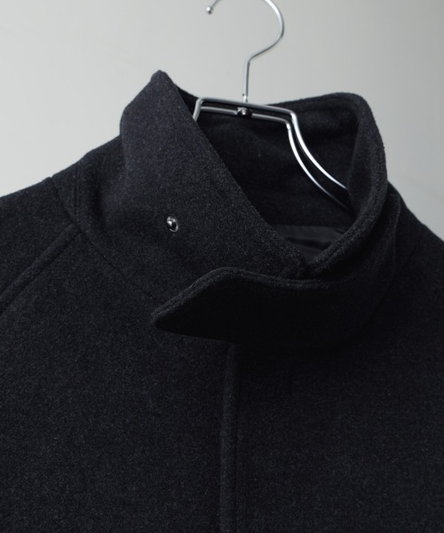 CLEL】Wool Blend Tech Melton 2Way Blouson / ウールブレンド テック