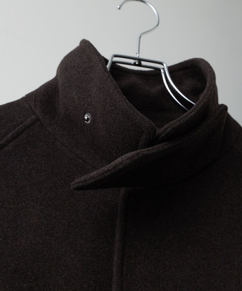 CLEL】Wool Blend Tech Melton 2Way Blouson / ウールブレンド テック