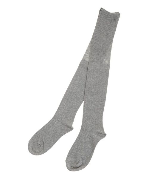 MURUA(ムルーア)の「サイハイリブソックス(ソックス/靴下・レディース・グレー/ベージュ・FREE)」の17枚目の写真