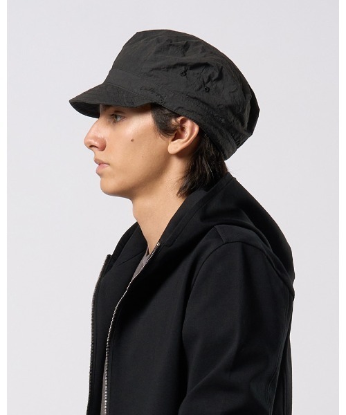 wjk（ダヴルジェイケイ）の「solid engineer cap（キャップ・メンズ・ライトグレー/ダークネイビー/チャコール・FREE）」の6枚目の写真