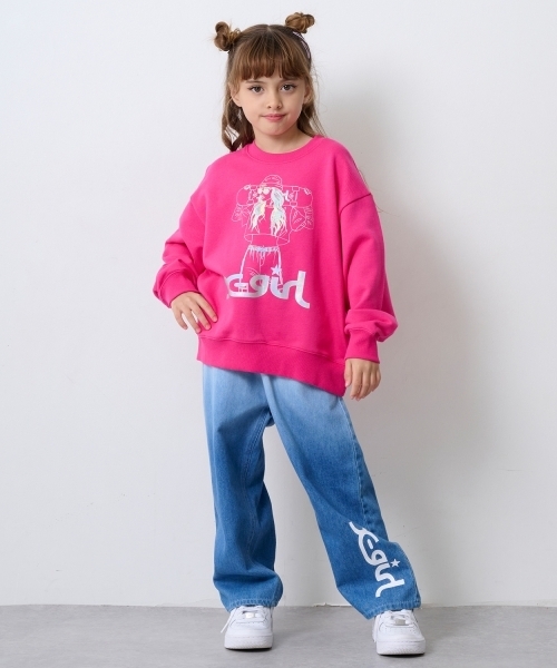 グラデーションデニムパンツ（デニムパンツ）｜X-girl Stages