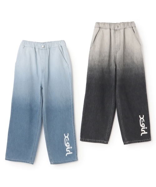 グラデーションデニムパンツ（デニムパンツ）｜X-girl Stages