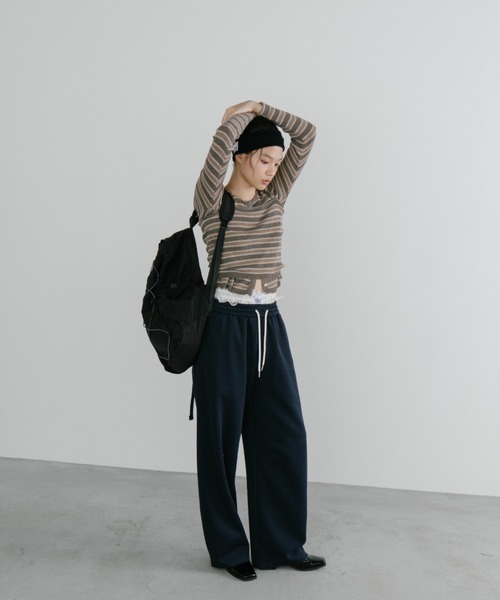 duei（デュイ）の「ドローストリングバックパック（バックパック/リュック・レディース・グレー/ブラック・FREE）」の22枚目の写真