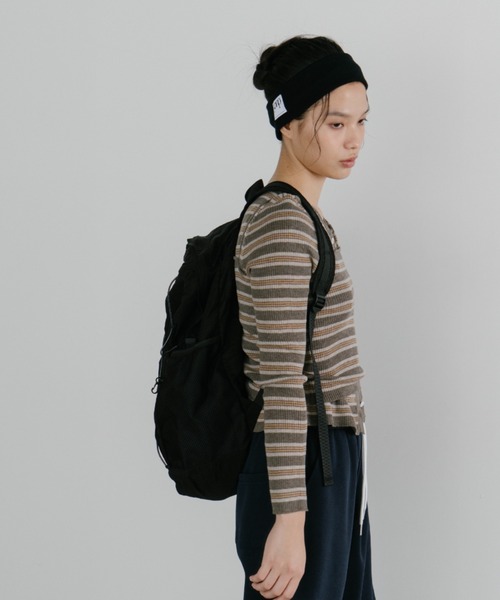 duei（デュイ）の「ドローストリングバックパック（バックパック/リュック・レディース・グレー/ブラック・FREE）」の19枚目の写真