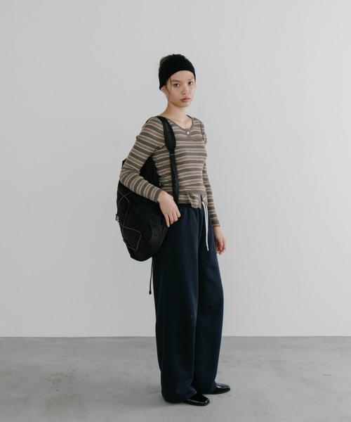 duei（デュイ）の「ドローストリングバックパック（バックパック/リュック・レディース・グレー/ブラック・FREE）」の21枚目の写真